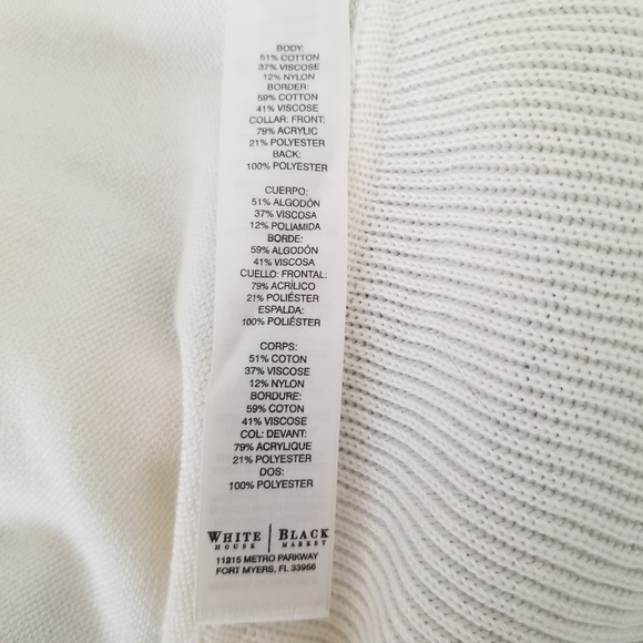 WHBM Faux Fur Collar Drape Cardigan - Picture 10 of 16